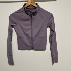 Purple Zip-Up Jacket